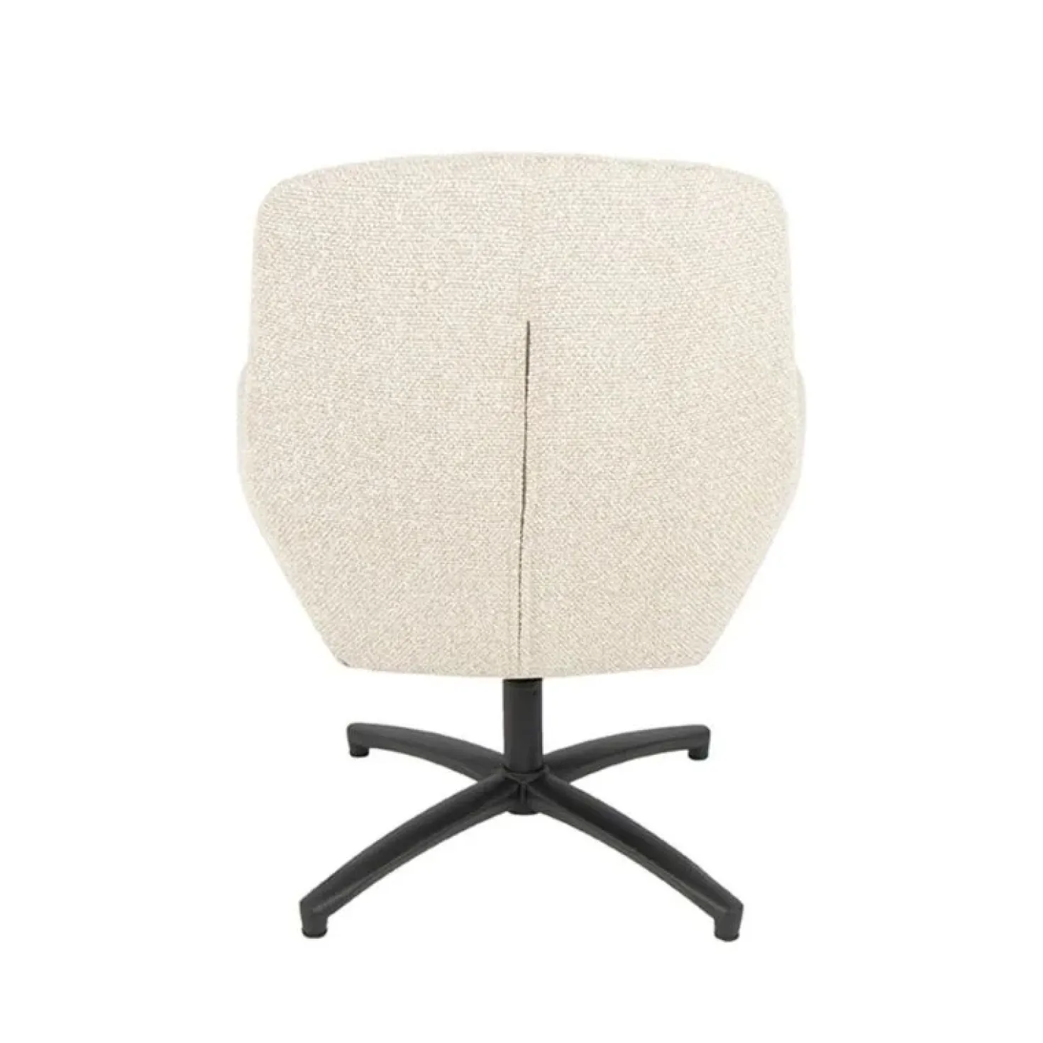 Fauteuil Chill Zone Naturel Boucle Zwarte poot