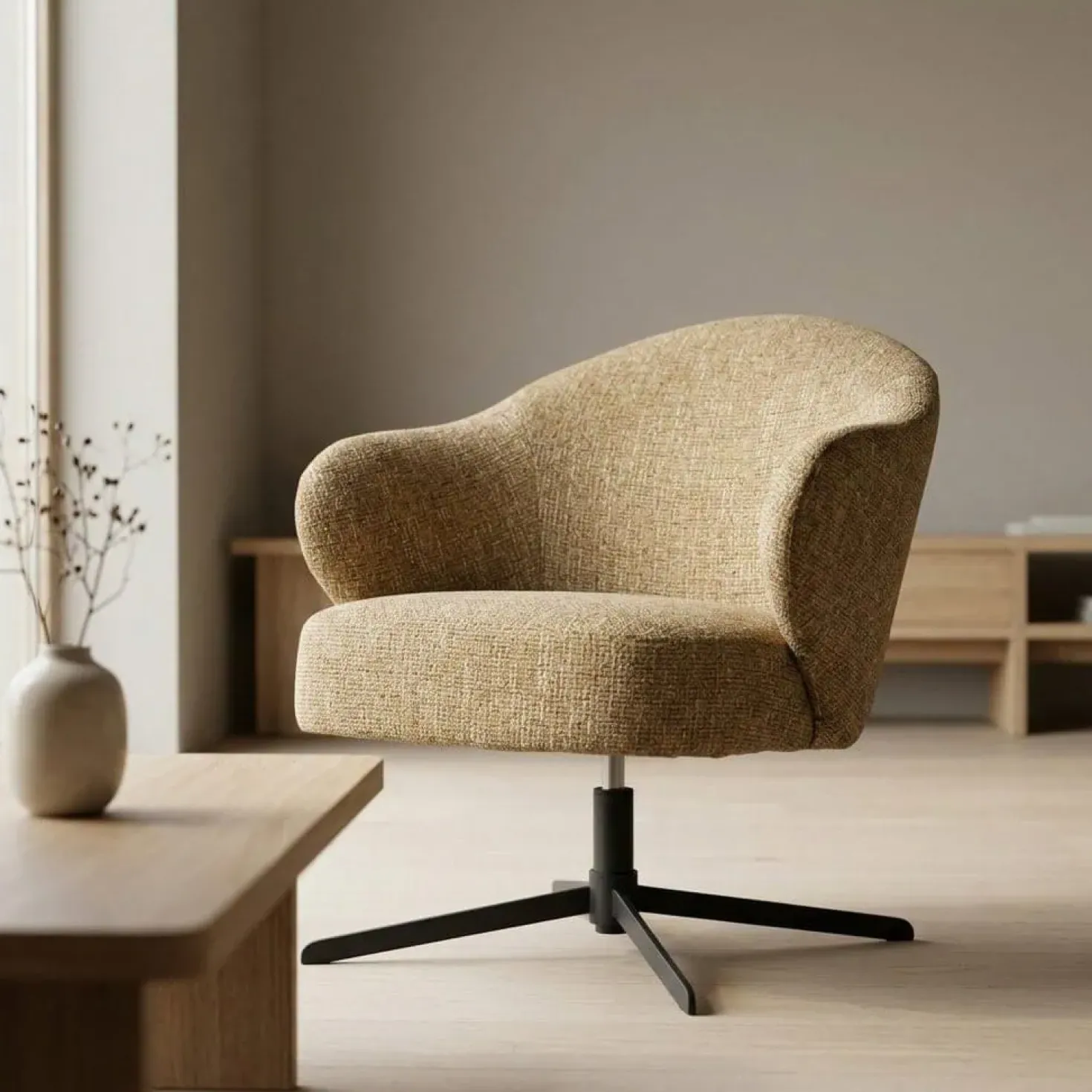 Fauteuil Connor Mosterd