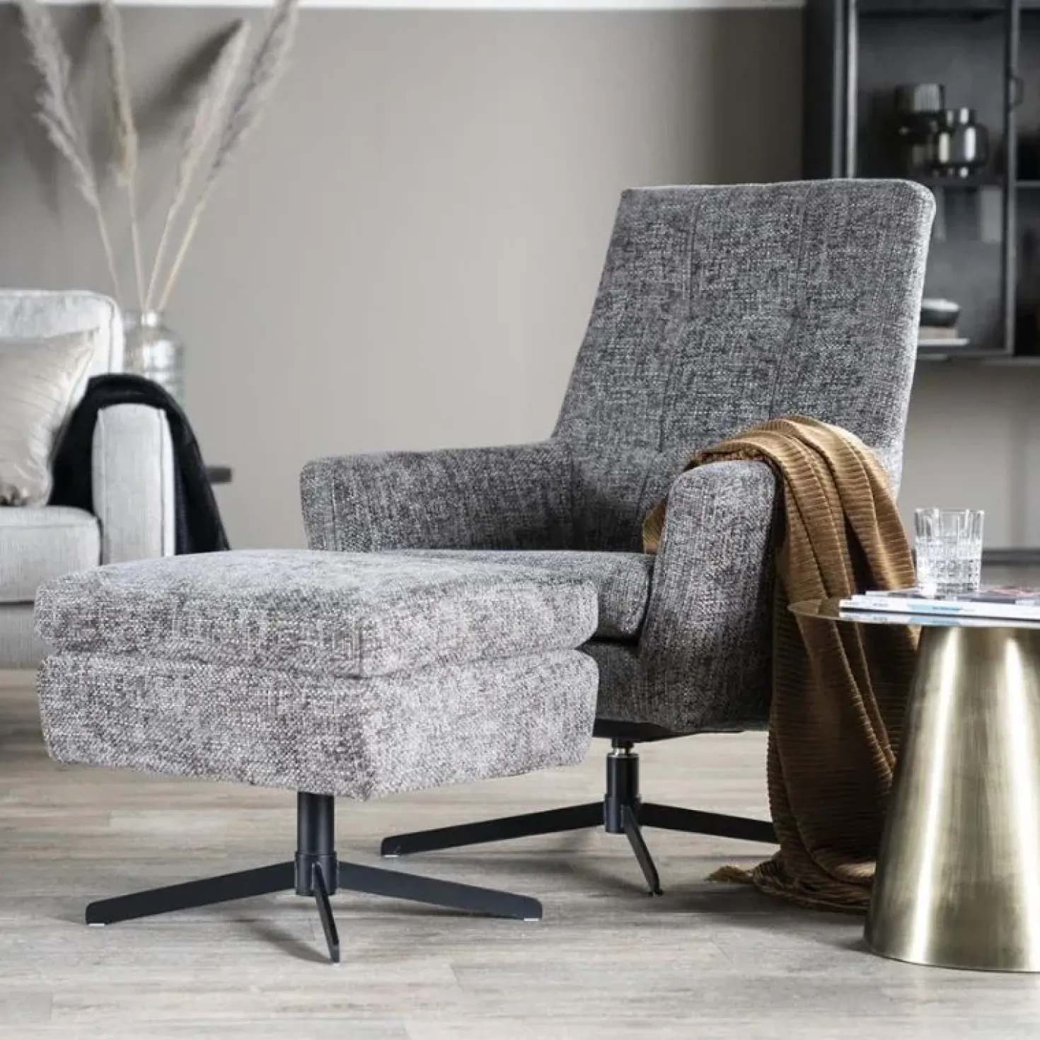 Fauteuil Dea met draaipoot