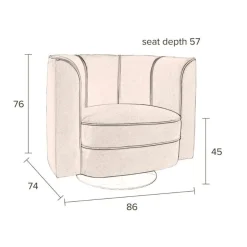 Fauteuil Flower Oranje