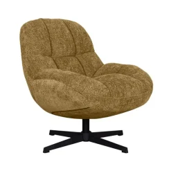 Fauteuil Huxley Mosterd Stof