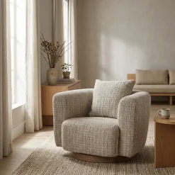 Fauteuil Jordan taupe