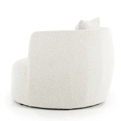 Fauteuil Louis met kussen beige spark