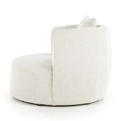 Fauteuil Louis met kussen beige spark