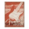 Fender gitaar - metalen bord