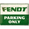 Fendt Parking Only - metalen bord