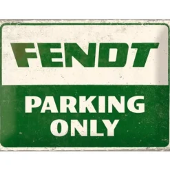 Fendt Parking Only - metalen bord