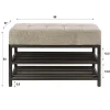 Fenna Schoenenbank Bruin|Zand 86cm
