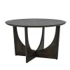 Fermo Eettafel rond olijfbruin mangohout 130cm