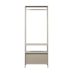 Ferris Open kledingkast metaal zand 70cm
