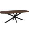 Ferry Eettafel Deens Ovaal Walnoot Eiken 200 cm