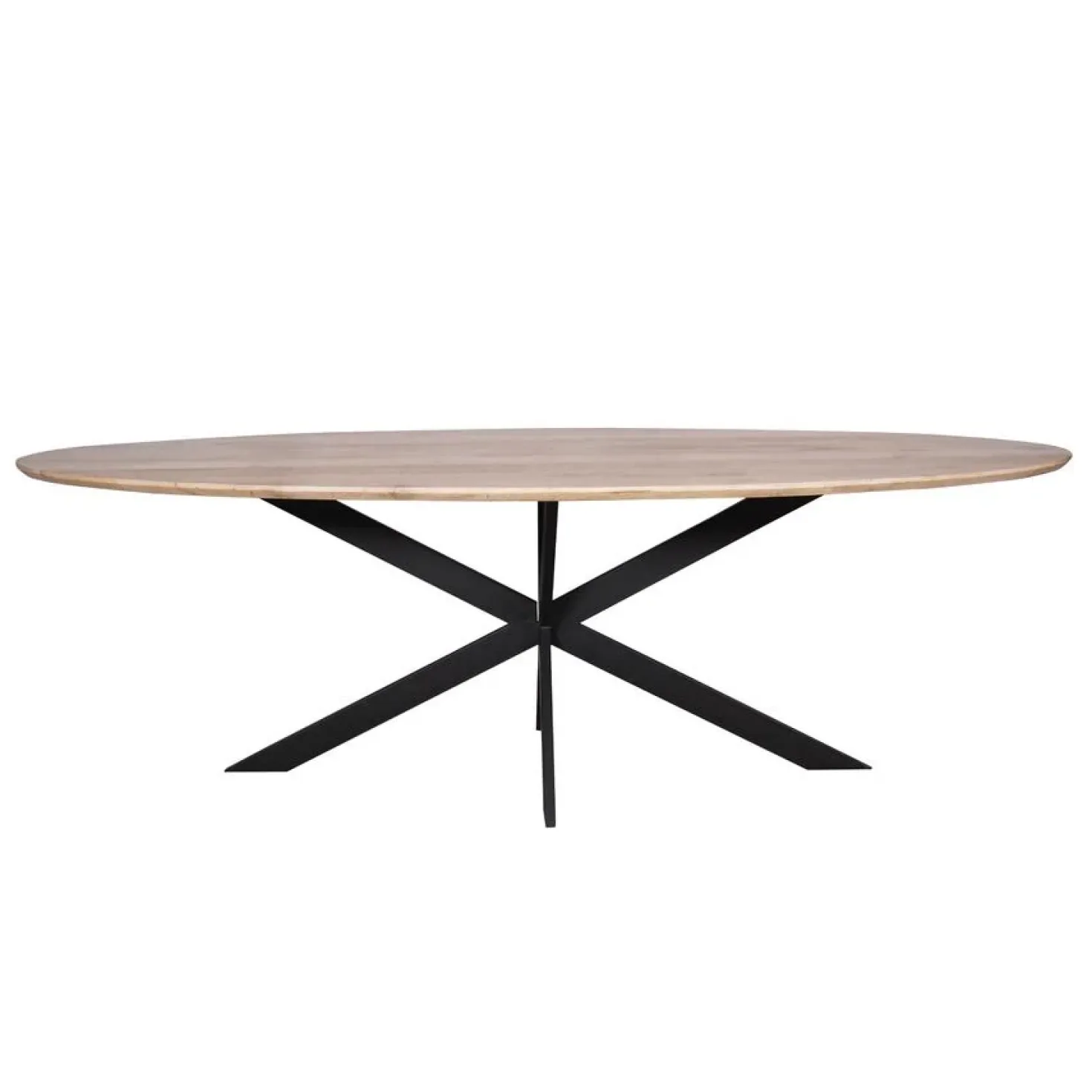Ferry Eettafel Ovaal Naturel Eiken 210cm