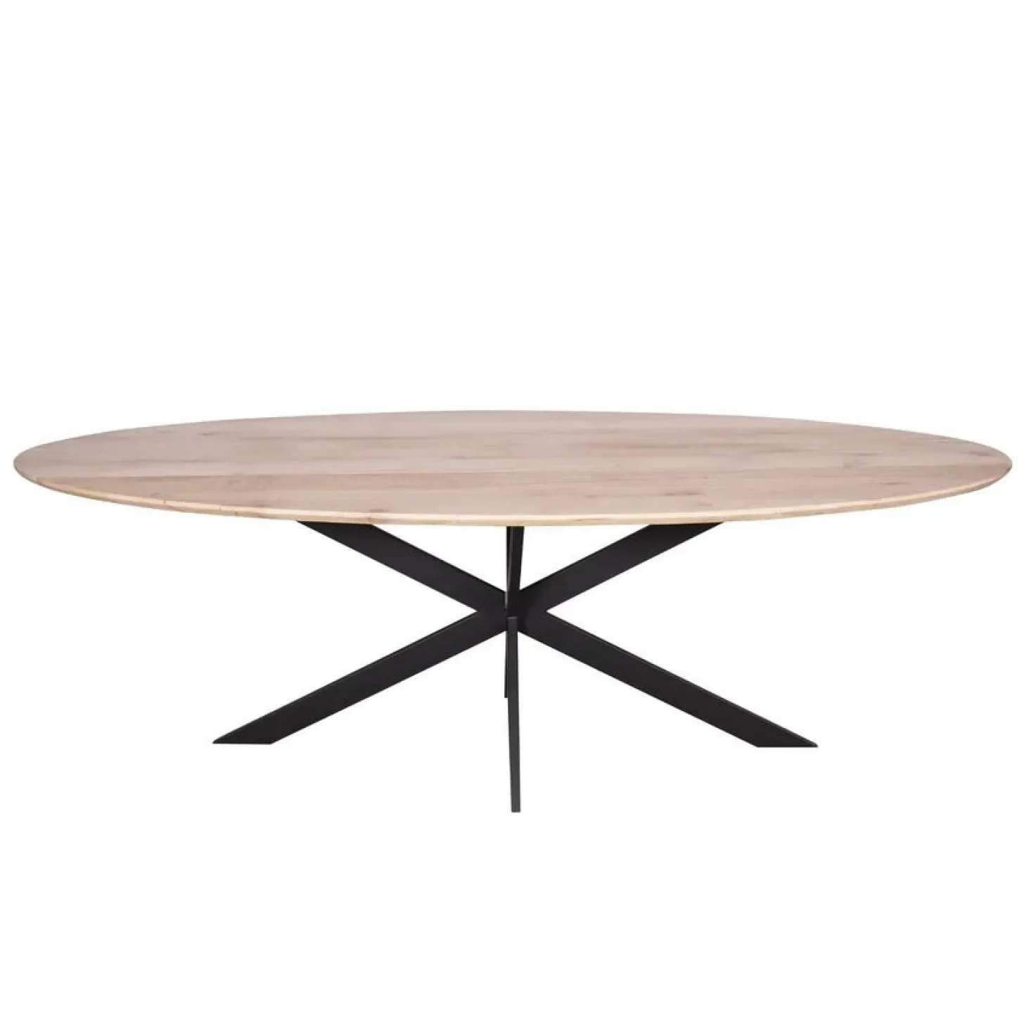 Ferry Eettafel Ovaal Naturel Eiken 210cm
