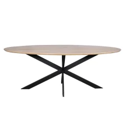 Ferry Eettafel Ovaal Naturel Eiken 240cm
