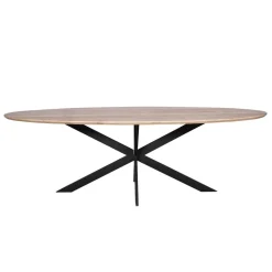 Ferry Eettafel Ovaal Naturel Eiken 240cm