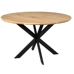 Ferry Eettafel Rond Naturel Eiken 130cm