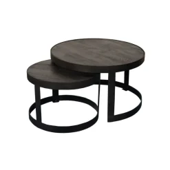 Feya Salontafel set van 2 Zwart