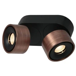 Fez 2-lichts Spot Brons Metaal