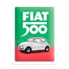 Fiat 500 - metalen bord