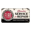 Fiat service and repair - metalen bord