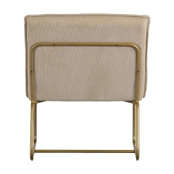 Fie Fauteuil ribstof zand