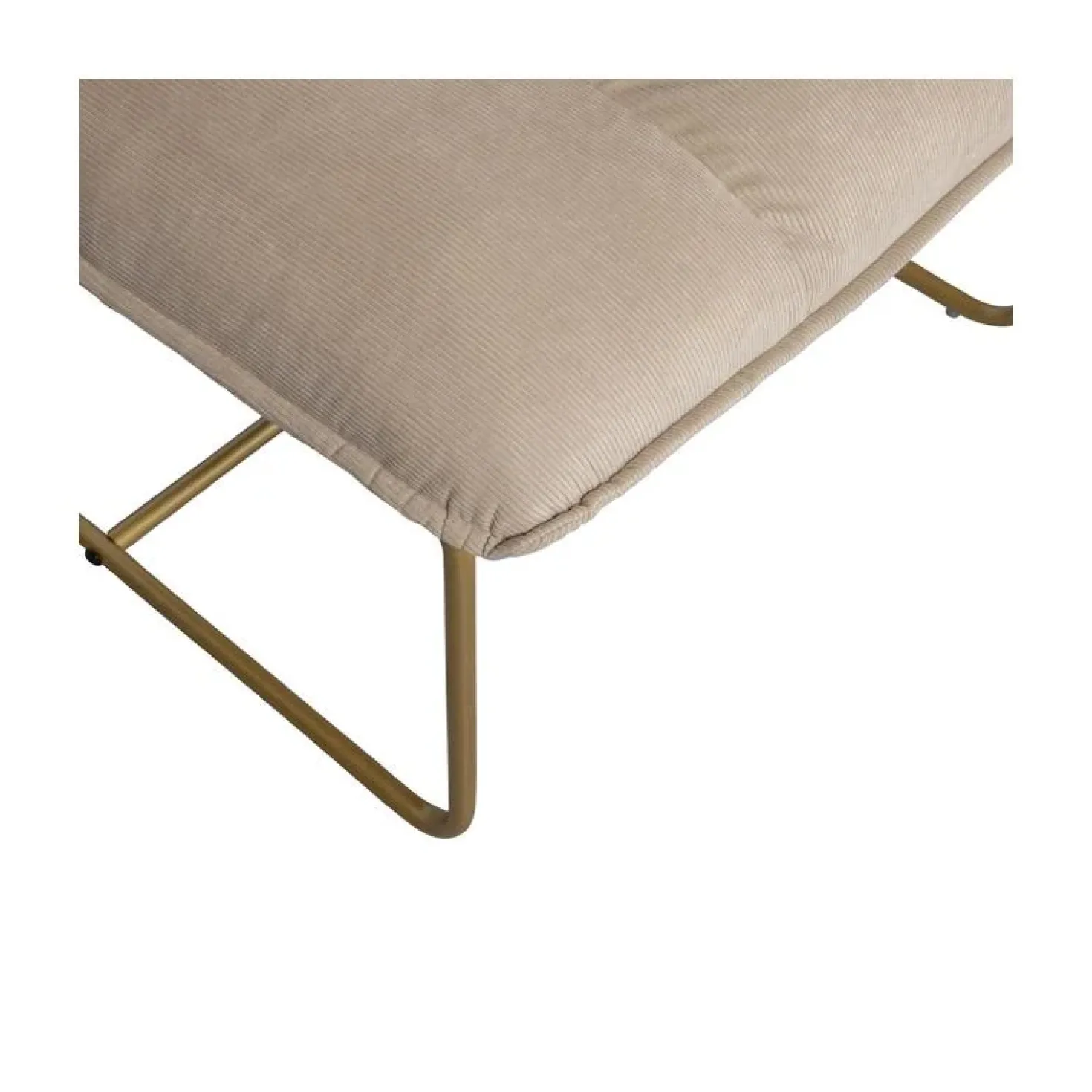 Fie Fauteuil ribstof zand