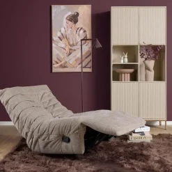 Fien Relaxfauteuil Taupe