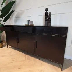 Figue dressoir 180cm zwart