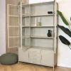 Figue vitrinekast hoog taupe 136cm