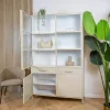 Figue vitrinekast industrieel taupe 120cm