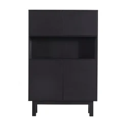 Finca Buffet-/drankkast grenen zwart 110cm