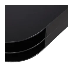 Finca Tv meubel rond links grenen zwart 78cm