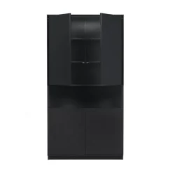 Finca Wandkast grenen zwart 110cm
