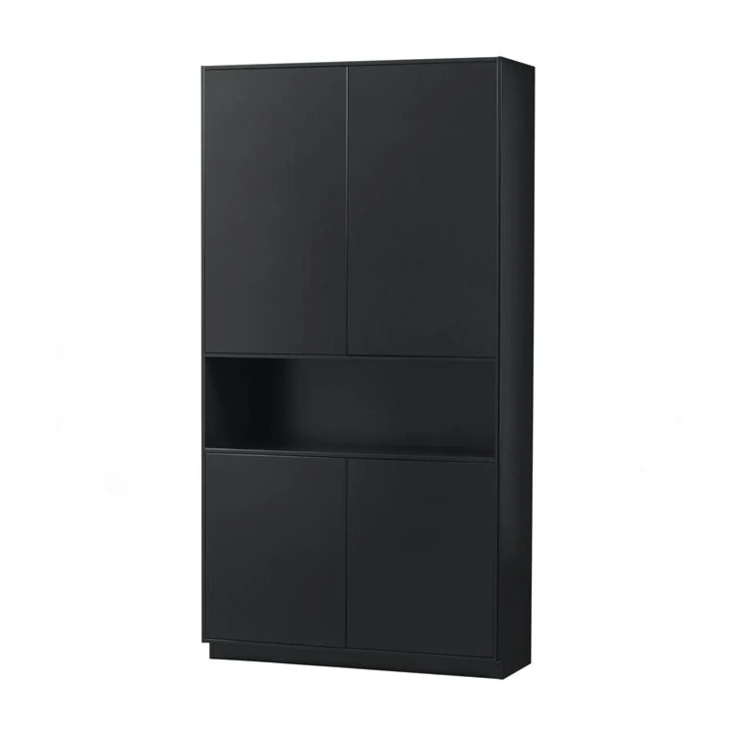 Finca Wandkast grenen zwart 110cm