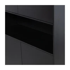 Finca Wandkast grenen zwart 110cm