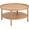 Fjella Salontafel Naturel rond Eikenhout 80cm