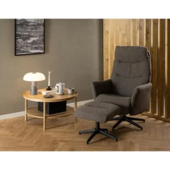 Fjella Salontafel Naturel rond Eikenhout 80cm