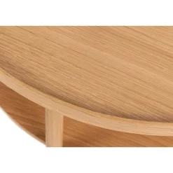 Fjella Salontafel Naturel rond Eikenhout 80cm