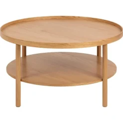 Fjella Salontafel Naturel rond Eikenhout 80cm