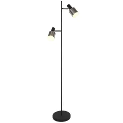 Fjorgard vloerlamp 2-lichts zwart