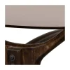Flash Salontafel mangohout/glas walnoot 110cm