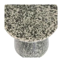 Fleck Bijzettafel rond Keramiek Donkergrijs 35cm