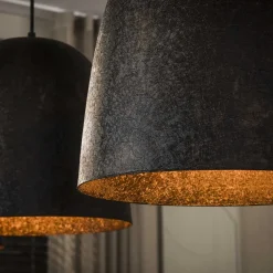 Flint 3-lichts Hanglamp Bruin