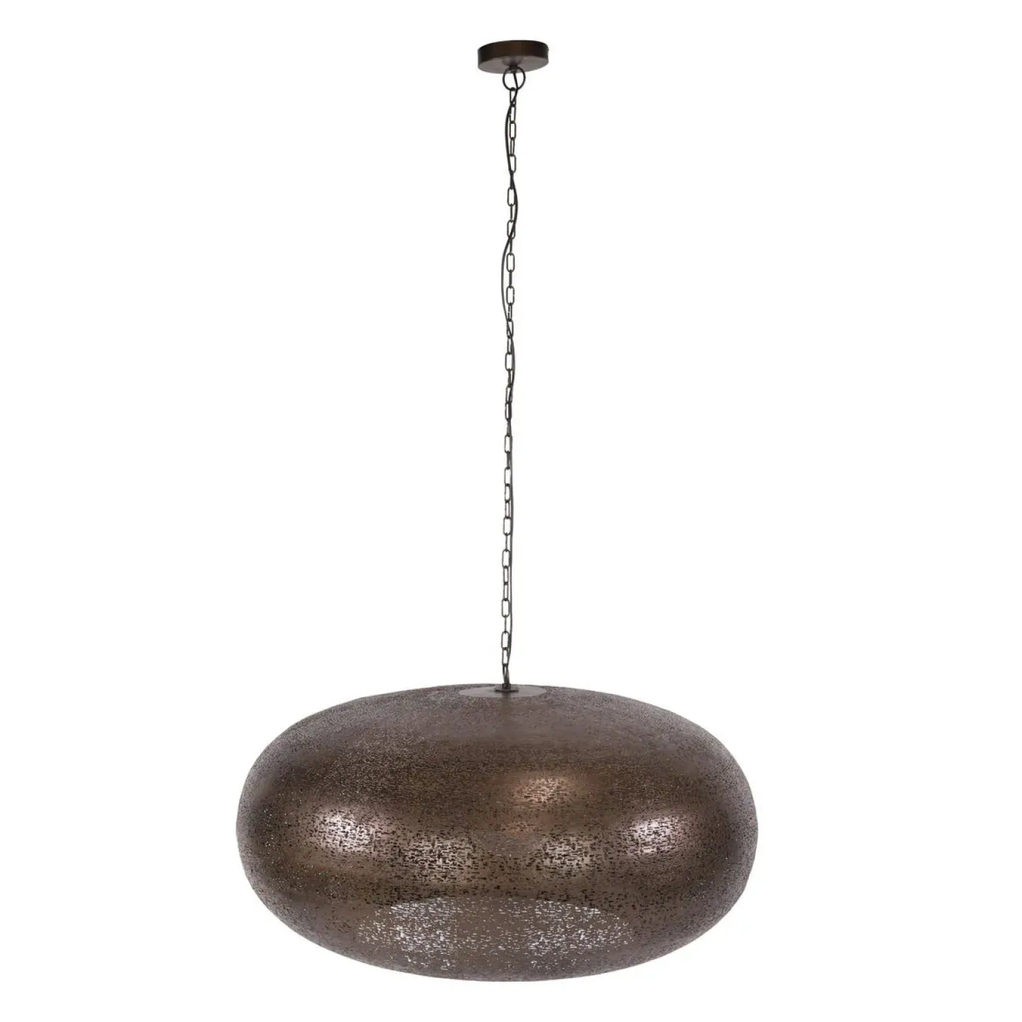 Florida 1-lichts Hanglamp XL koper 90cm