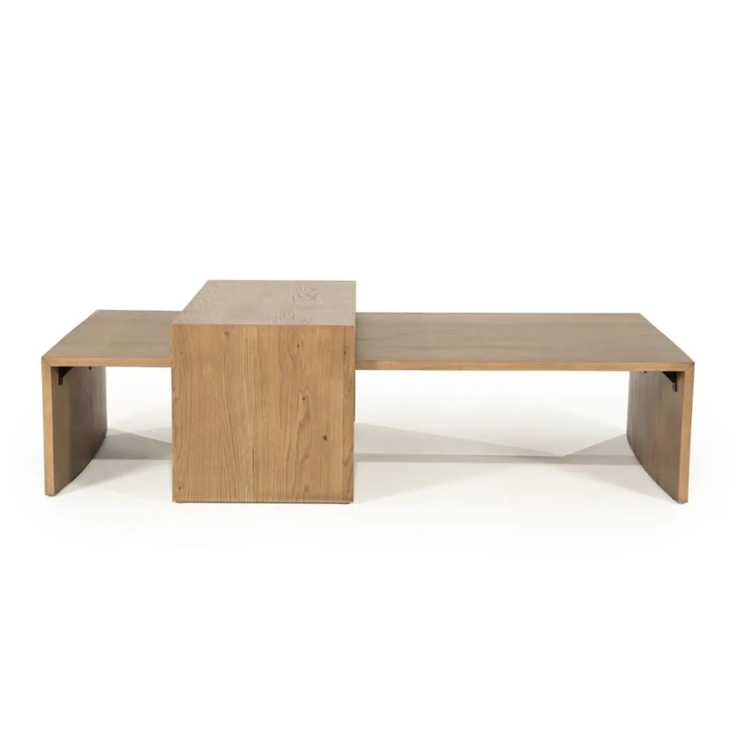 Flo Salontafel set van 2 Lichtbruin