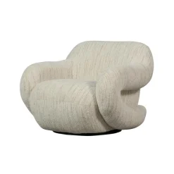 Folke Fauteuil chenille naturel melange