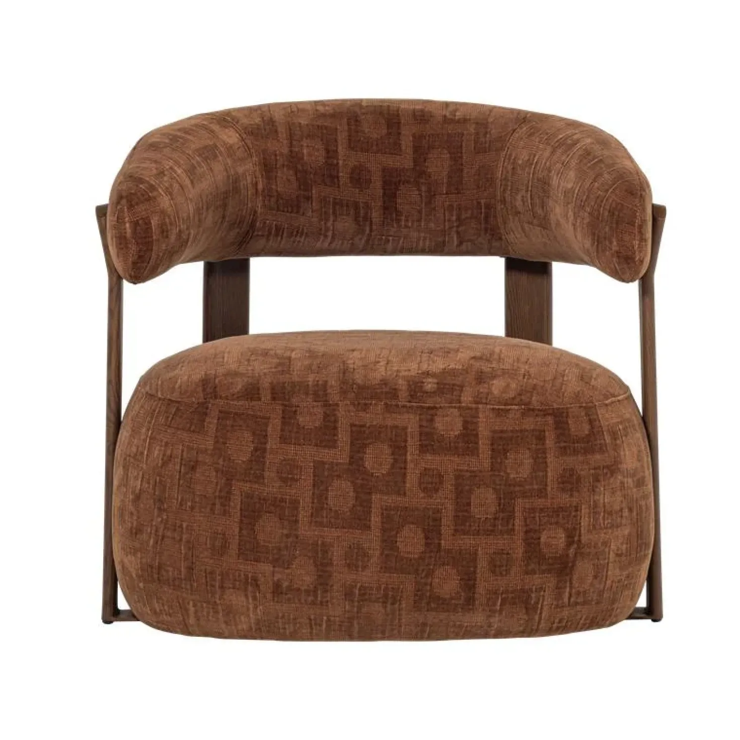 Foon Fauteuil Structuurstof Bruin