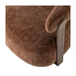 Foon Fauteuil Structuurstof Bruin