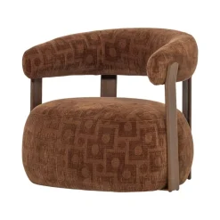 Foon Fauteuil Structuurstof Bruin