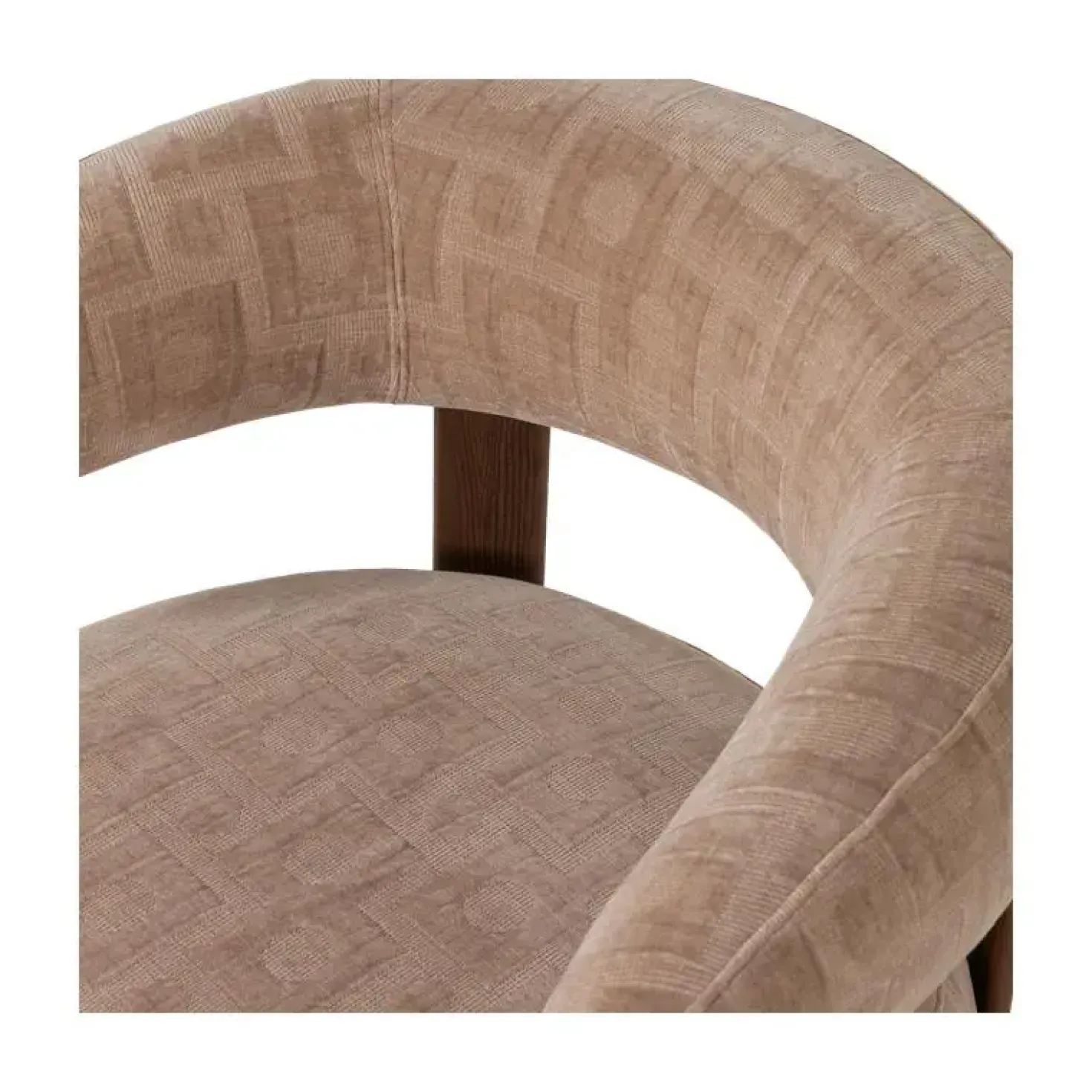 Foon Fauteuil Structuurstof Zand